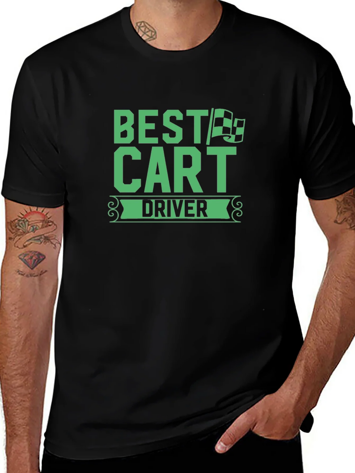 Best Cart Driver Graphic T-Shirt - Go-Kart Racing Tee product image 1