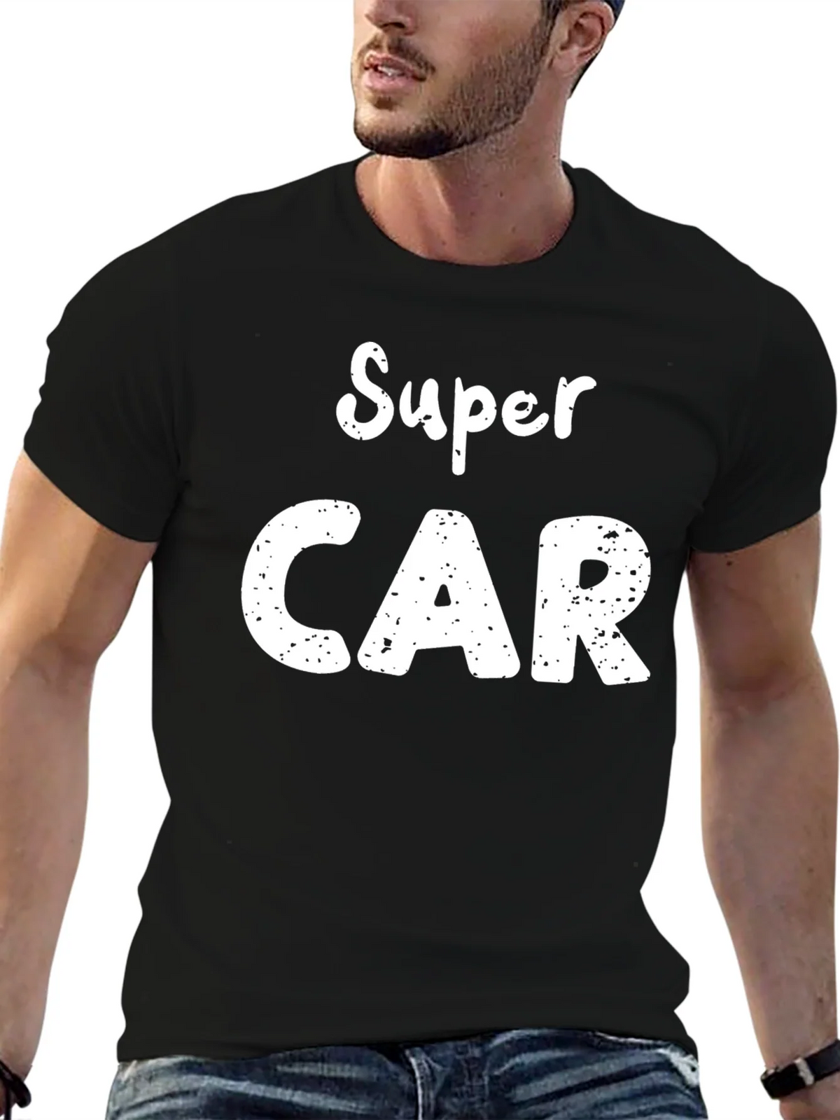 Super Car Graphic T-Shirt - Black product image 6