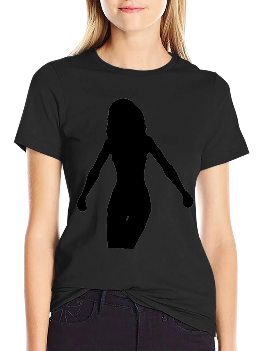 Silhouette Graphic Tee - Modern Fit Black T-Shirt product image 1