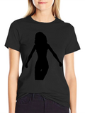 Silhouette Graphic Tee - Modern Fit Black T-Shirt product image 1