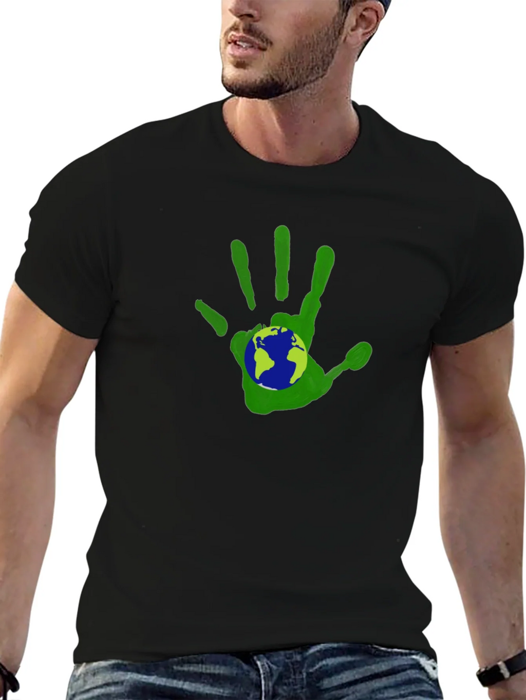 Eco Handprint Earth T-Shirt product image 6