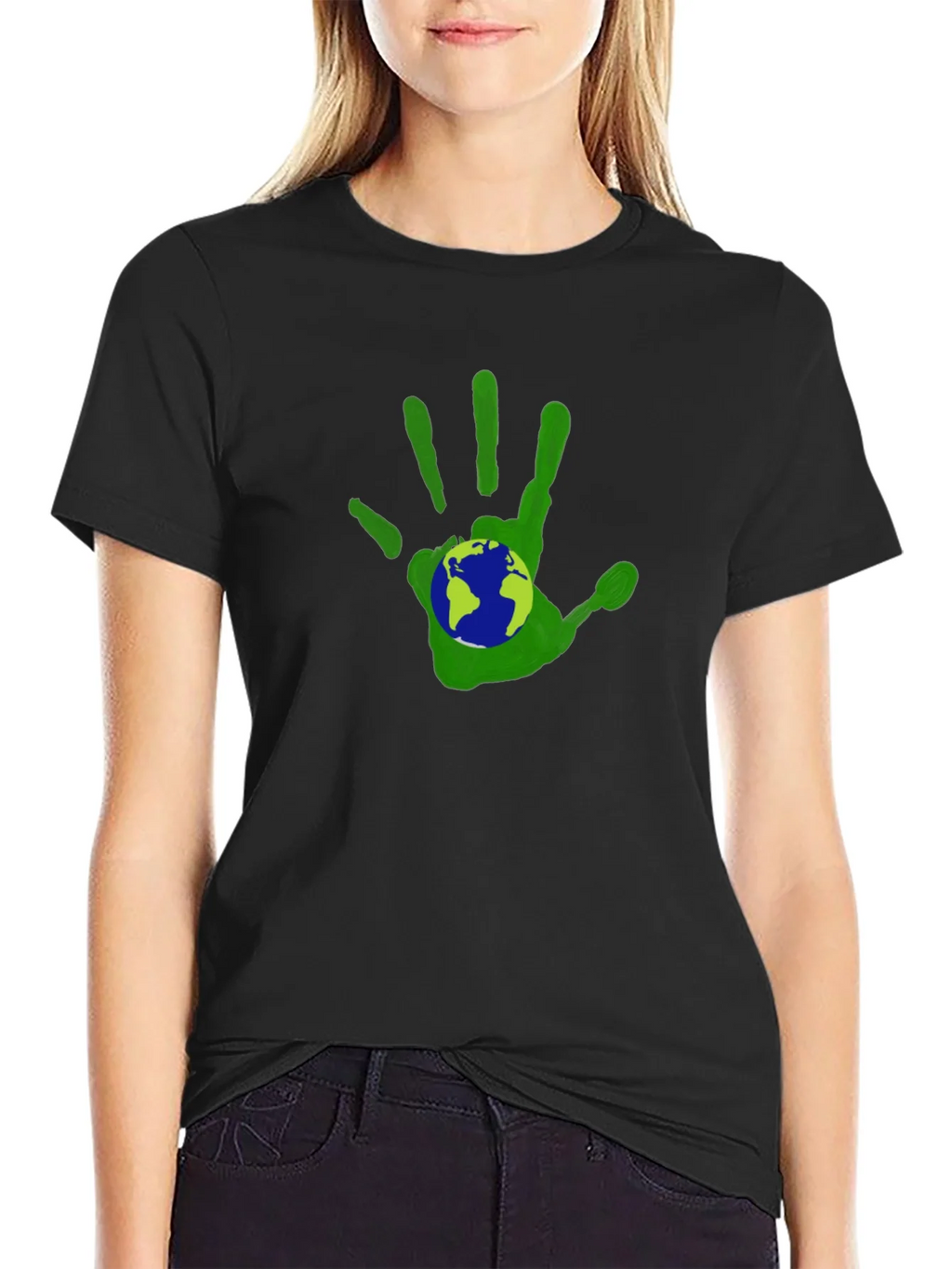 Eco Handprint Earth T-Shirt product image 2