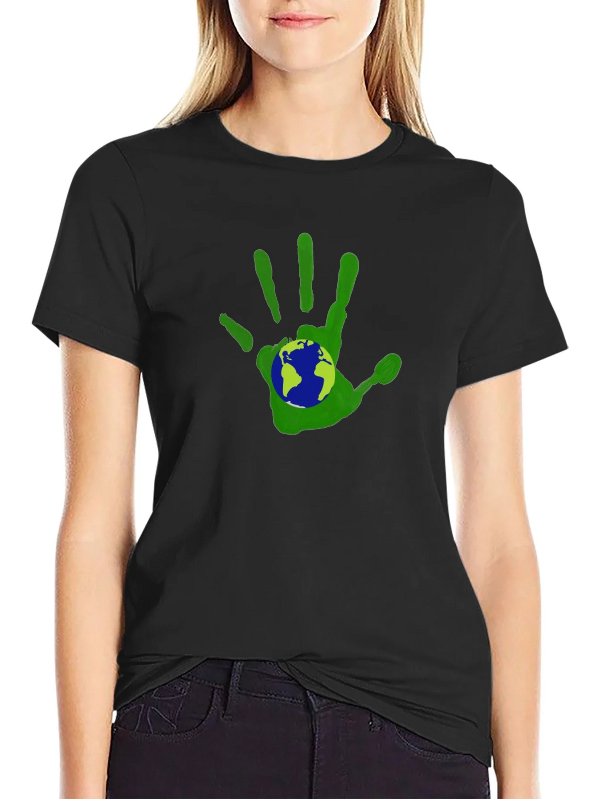 Eco Handprint Earth T-Shirt product image 2