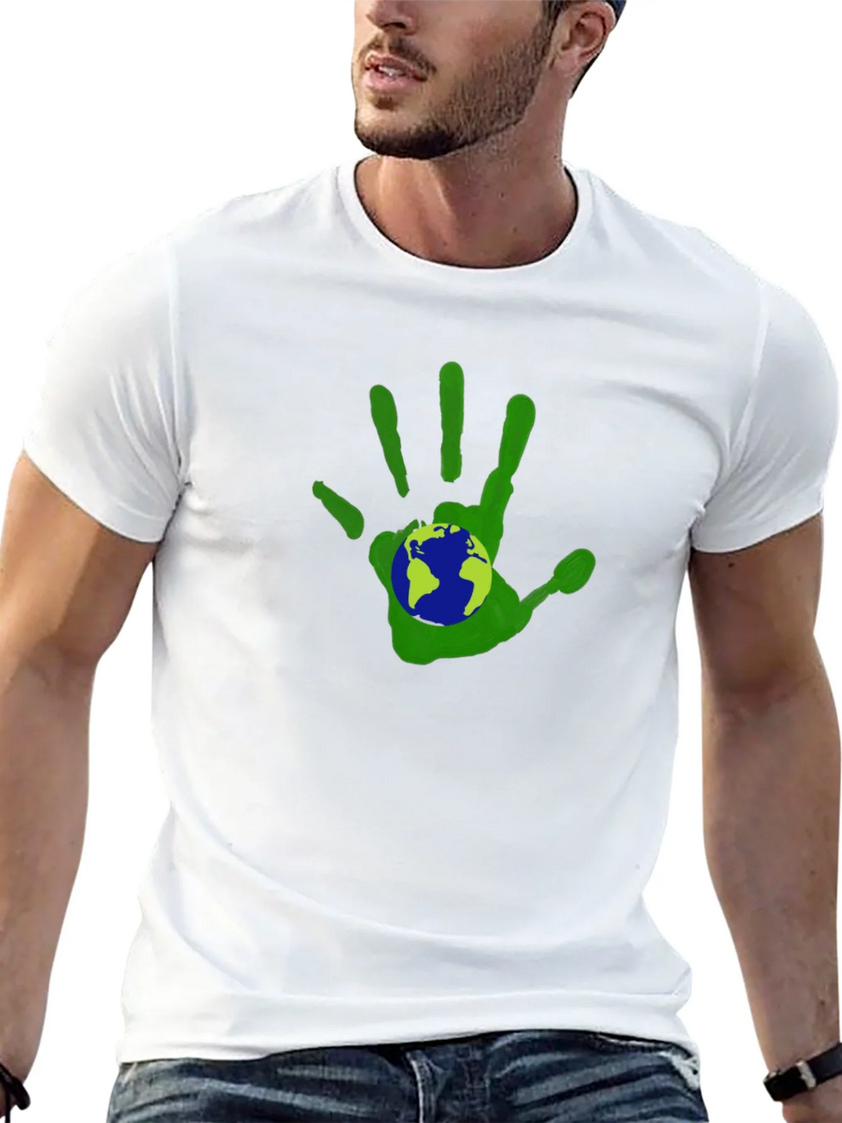 Eco Handprint Earth T-Shirt product image 12