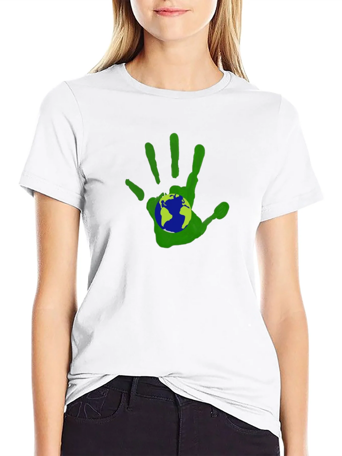 Eco Handprint Earth T-Shirt product image 8