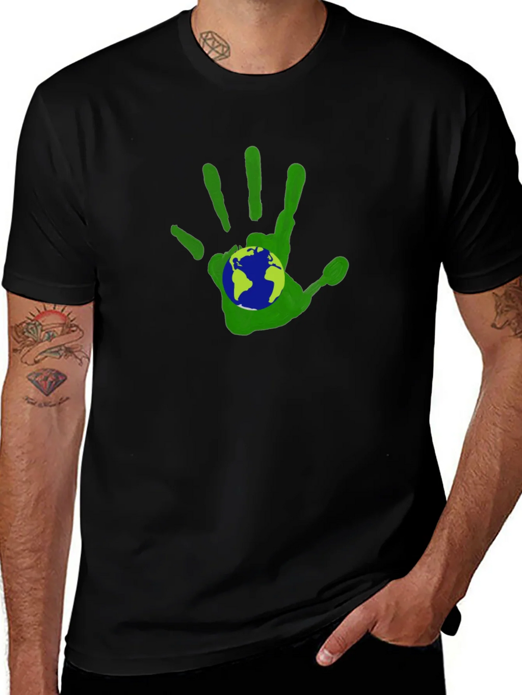 Eco Handprint Earth T-Shirt product image 1