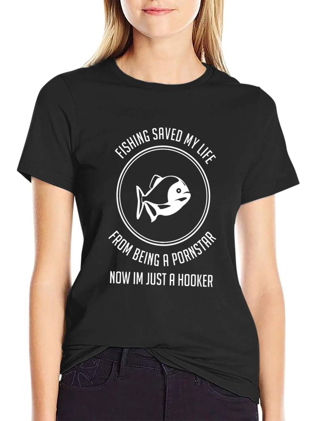 Fishing Saved My Life T-Shirt Funny Fisherman Gift product image 1