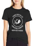 Fishing Saved My Life T-Shirt Funny Fisherman Gift product image 1