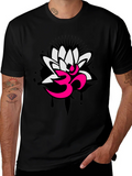 Om Lotus Graphic Tee - Yoga Inspired Design product image 1