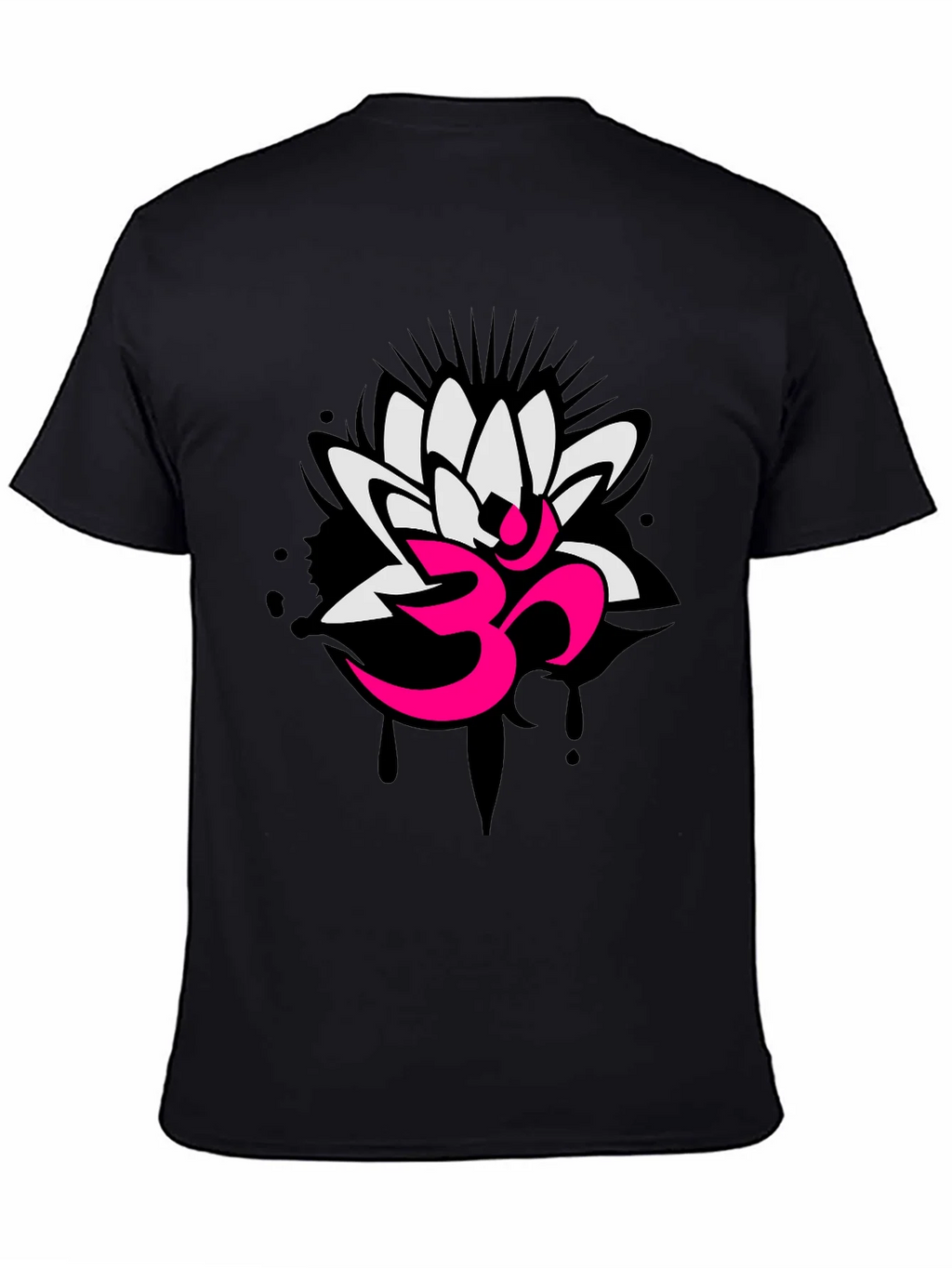 Om Lotus Graphic Tee - Yoga Inspired Design product image 4