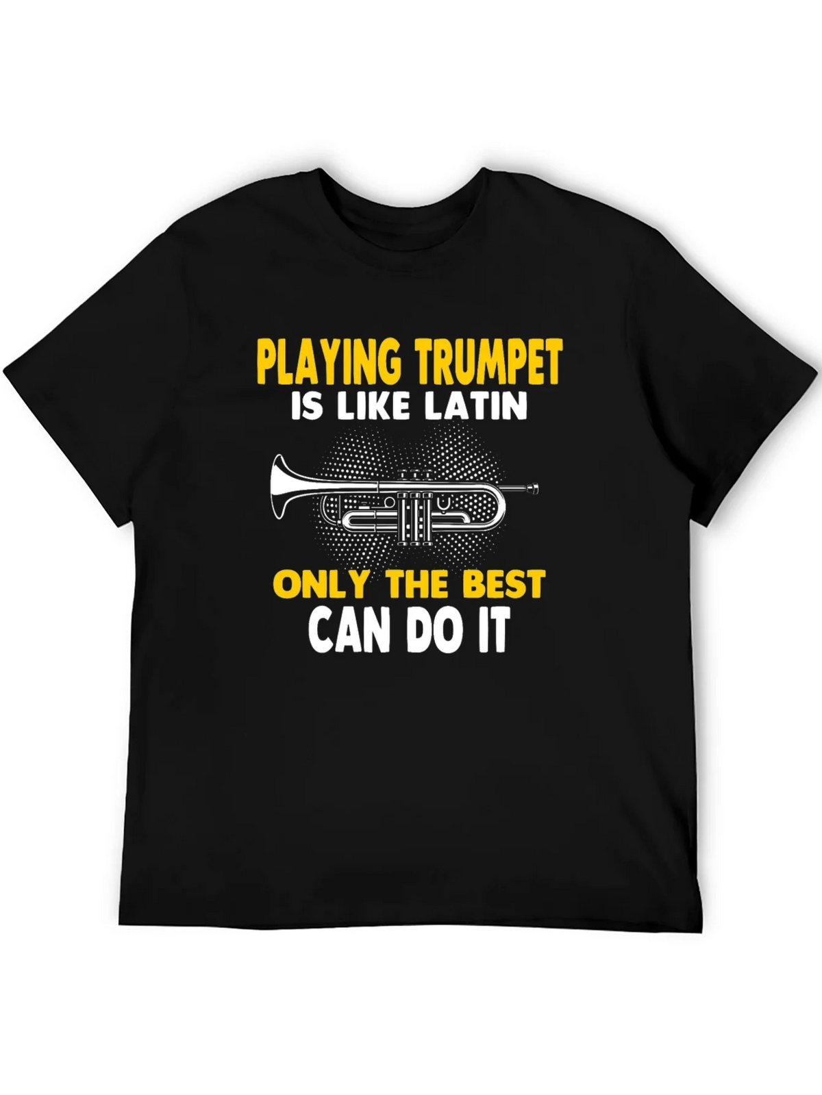 Trumpet Player Tee: Playing Is Like Latin product image 5
