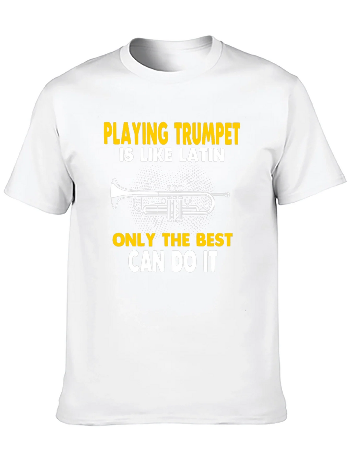 Trumpet Player Tee: Playing Is Like Latin product image 9