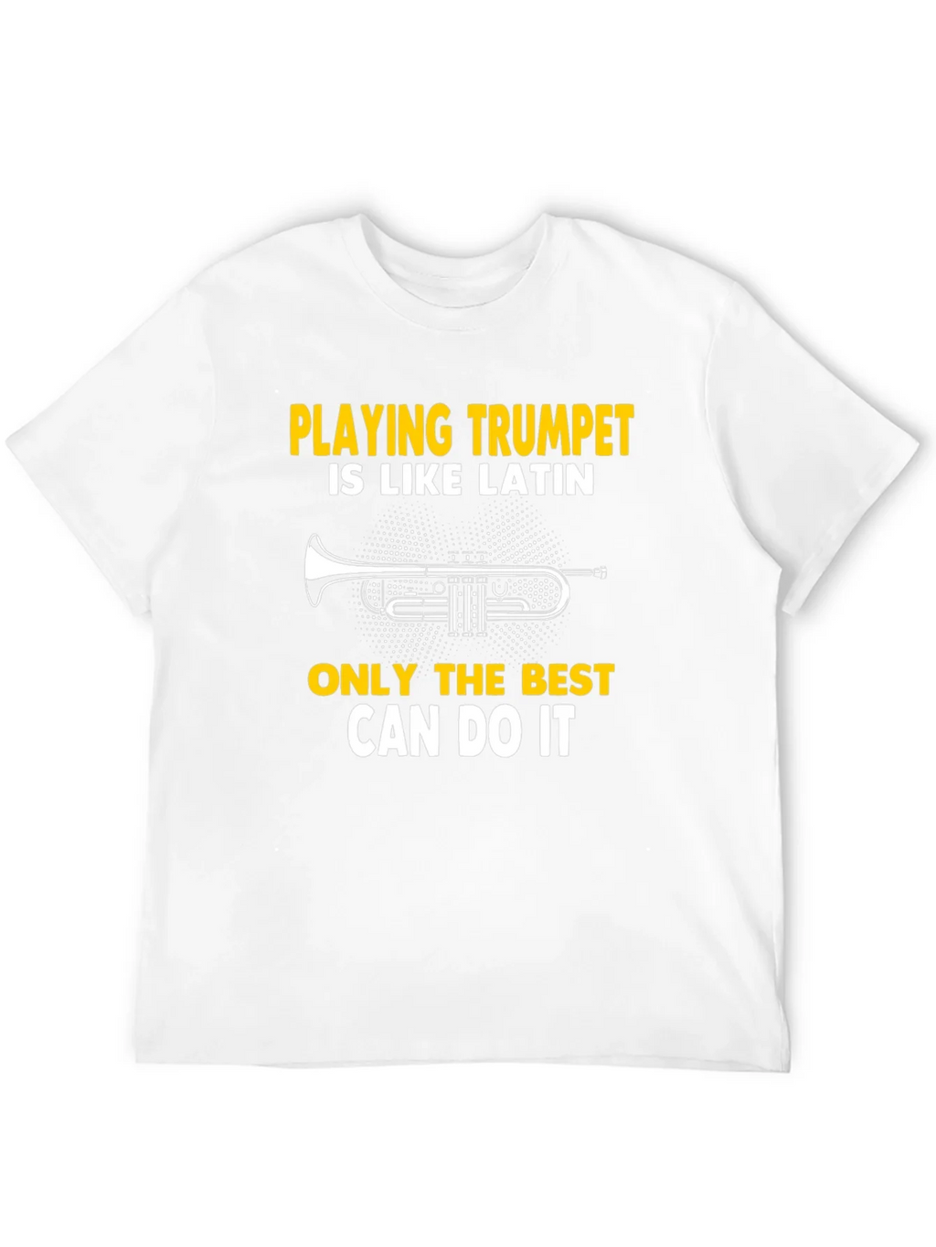 Trumpet Player Tee: Playing Is Like Latin product image 11