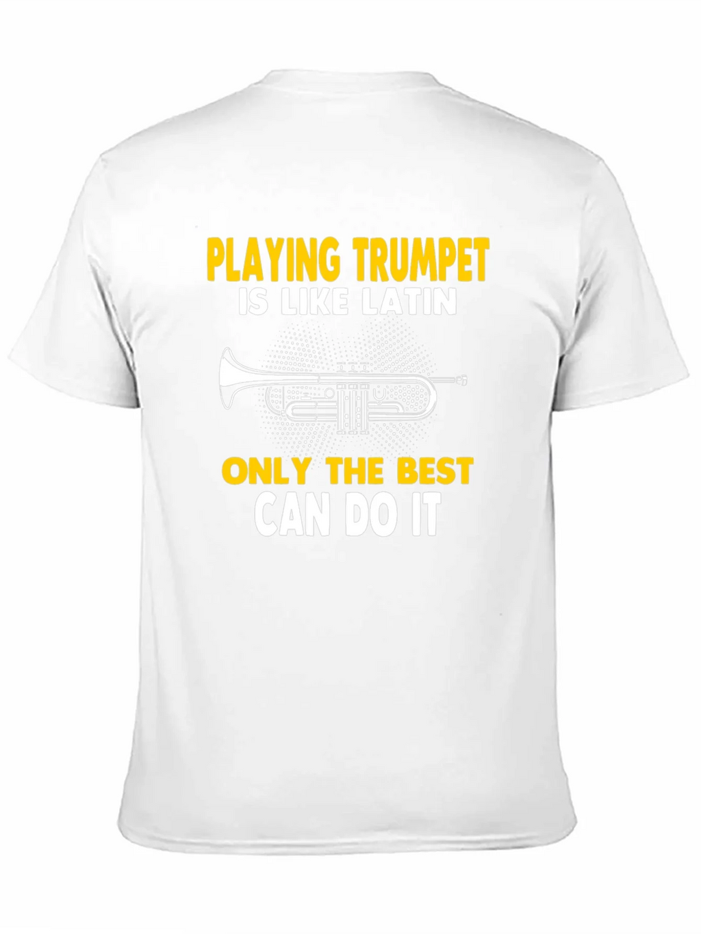 Trumpet Player Tee: Playing Is Like Latin product image 10