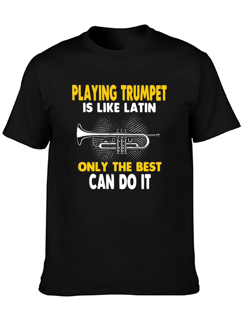 Trumpet Player Tee: Playing Is Like Latin product image 3