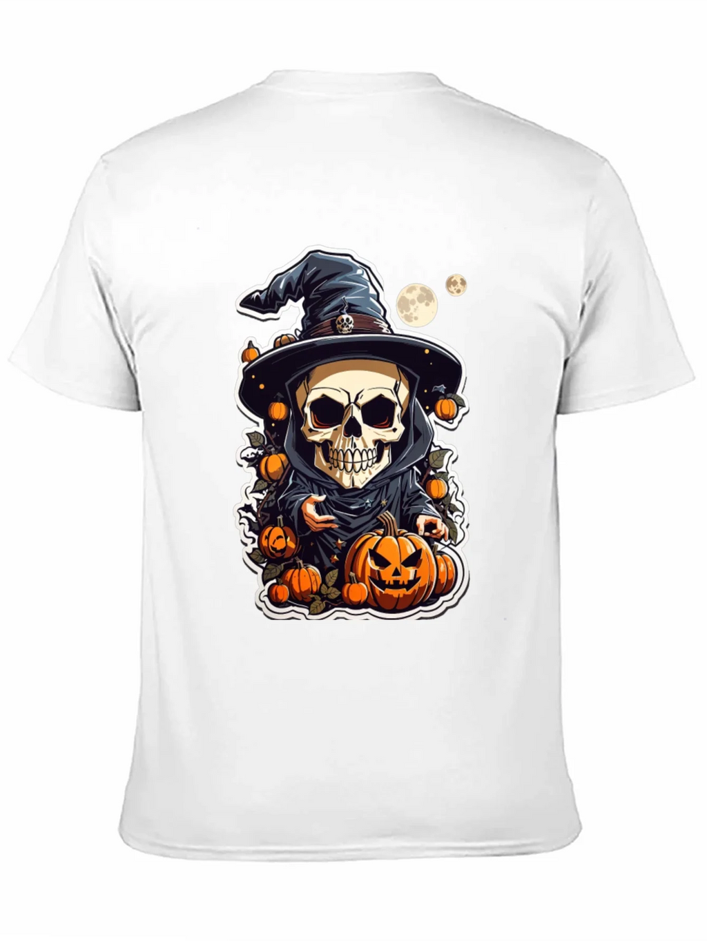 Halloween Skeleton Wizard T-Shirt product image 8