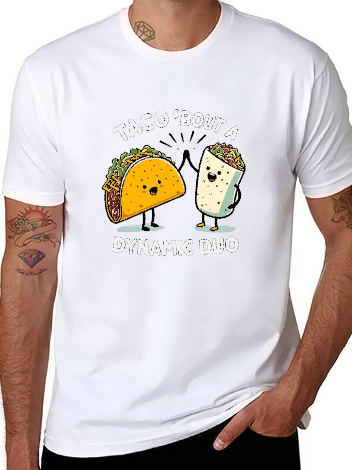 Taco Bout a Dynamic Duo Graphic Tee product image 4