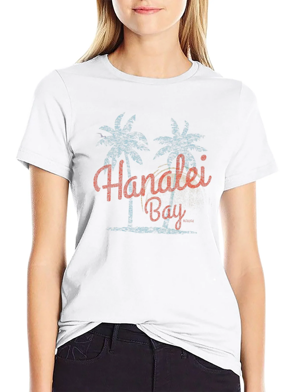 Hanalei Bay Graphic T-Shirt - Retro Palm Tree Design product image 8