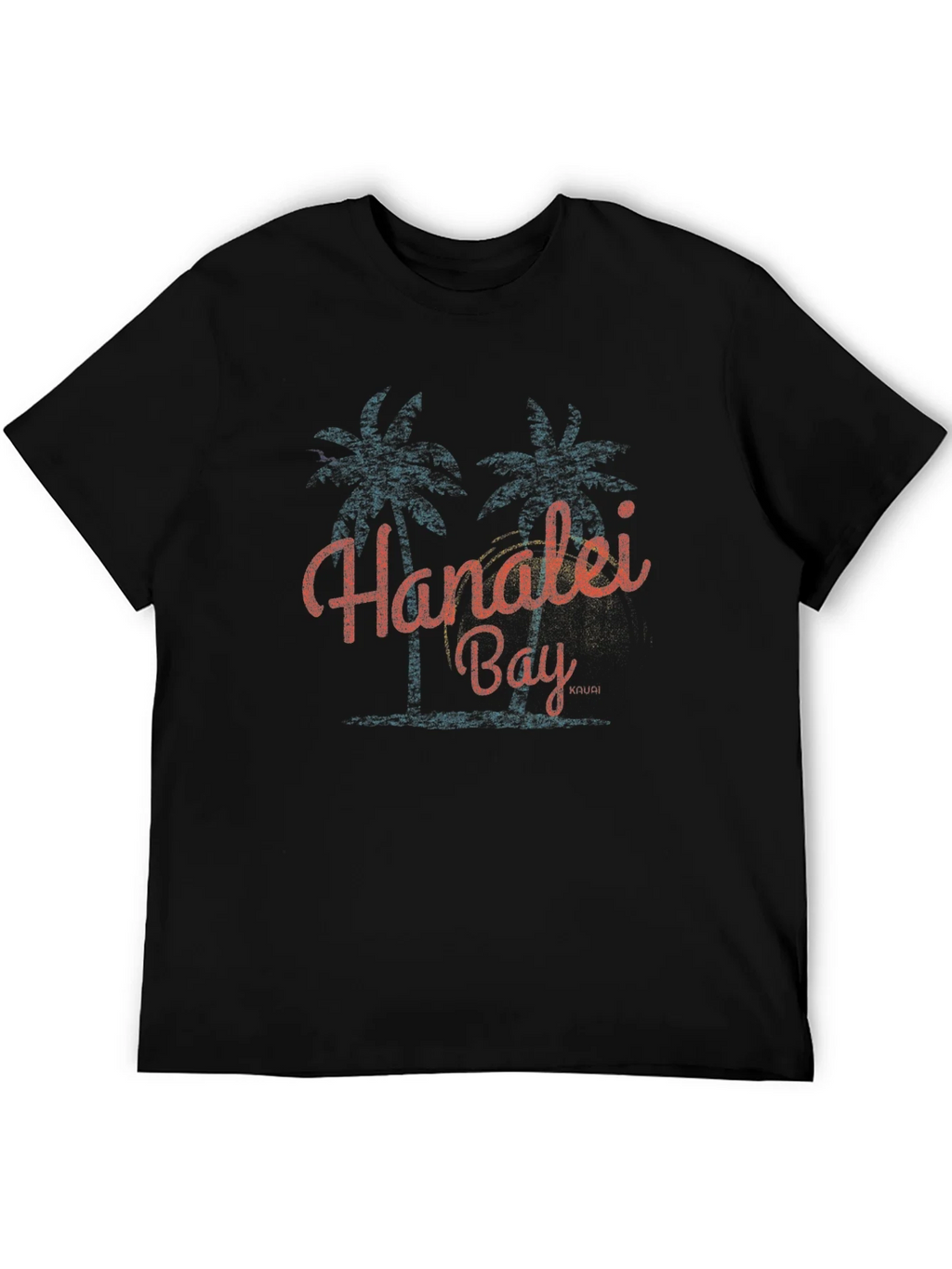 Hanalei Bay Graphic T-Shirt - Retro Palm Tree Design product image 5
