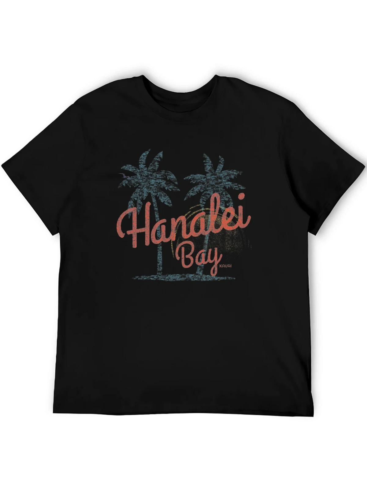Hanalei Bay Graphic T-Shirt - Retro Palm Tree Design product image 5
