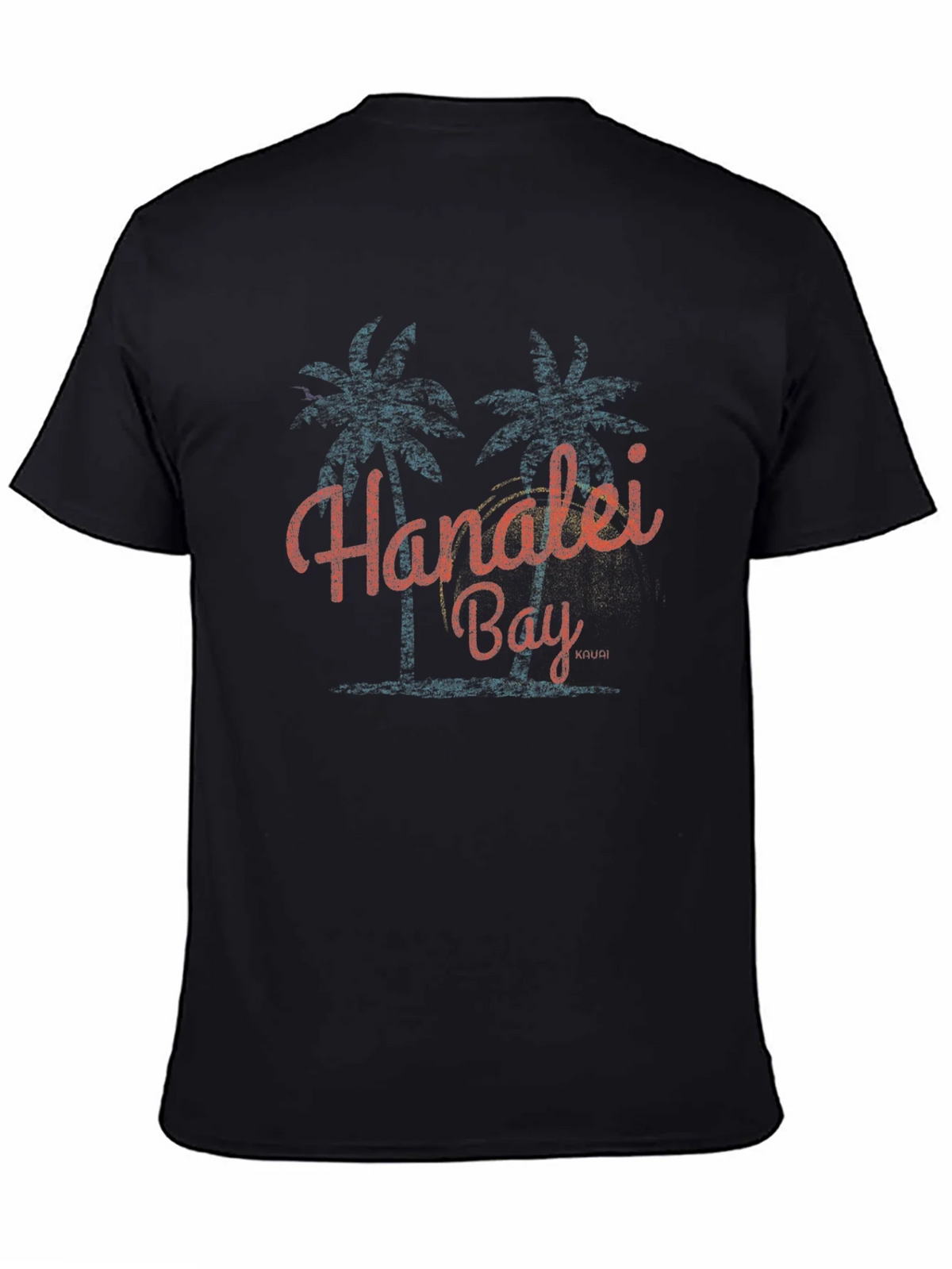 Hanalei Bay Graphic T-Shirt - Retro Palm Tree Design product image 4
