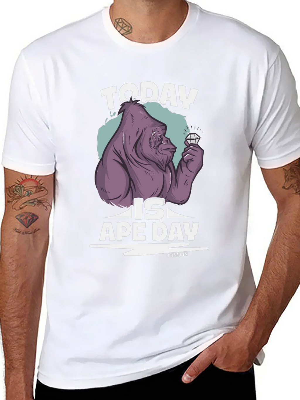 Today is Ape Day T-Shirt product image 7