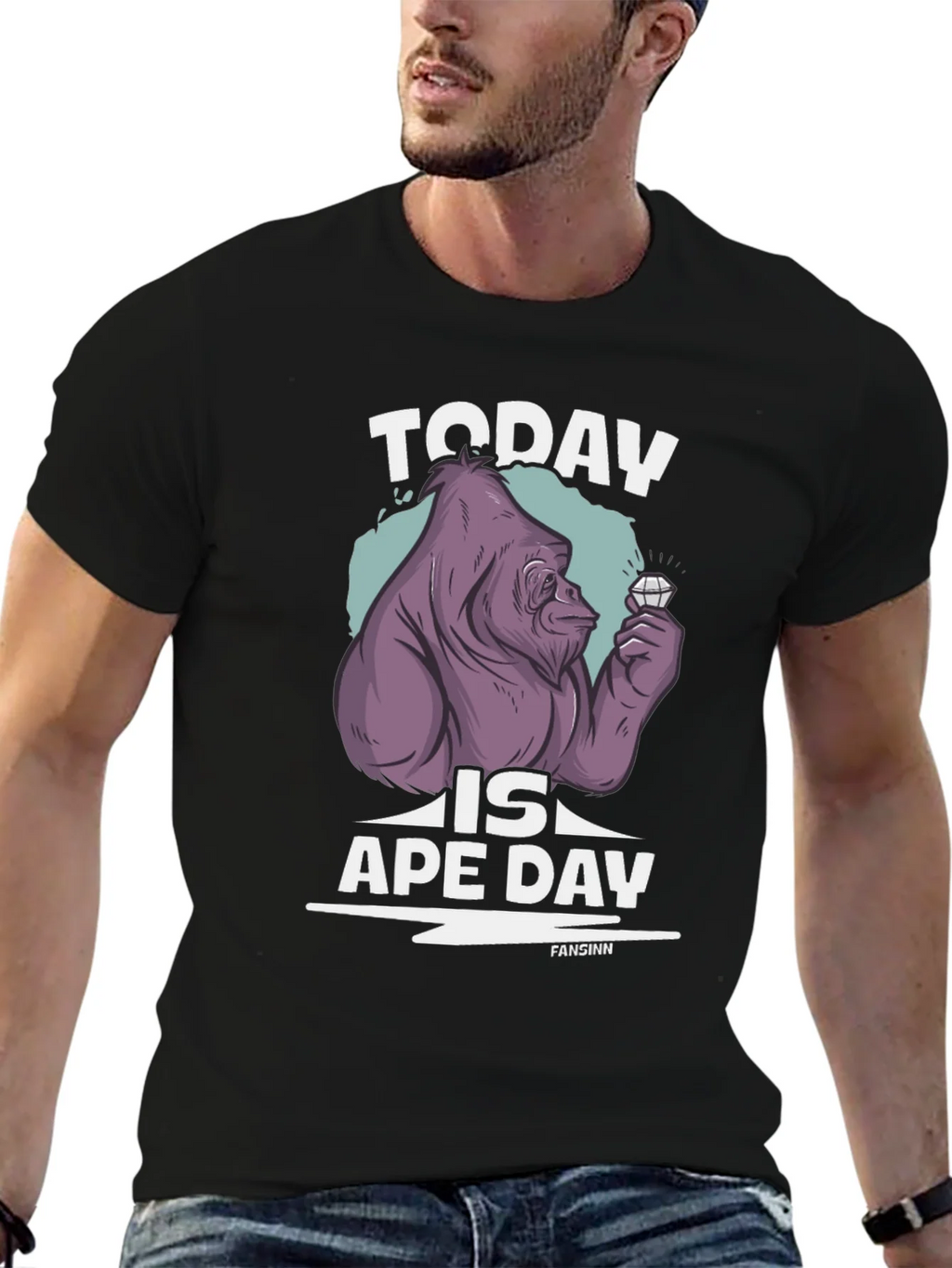Today is Ape Day T-Shirt product image 6