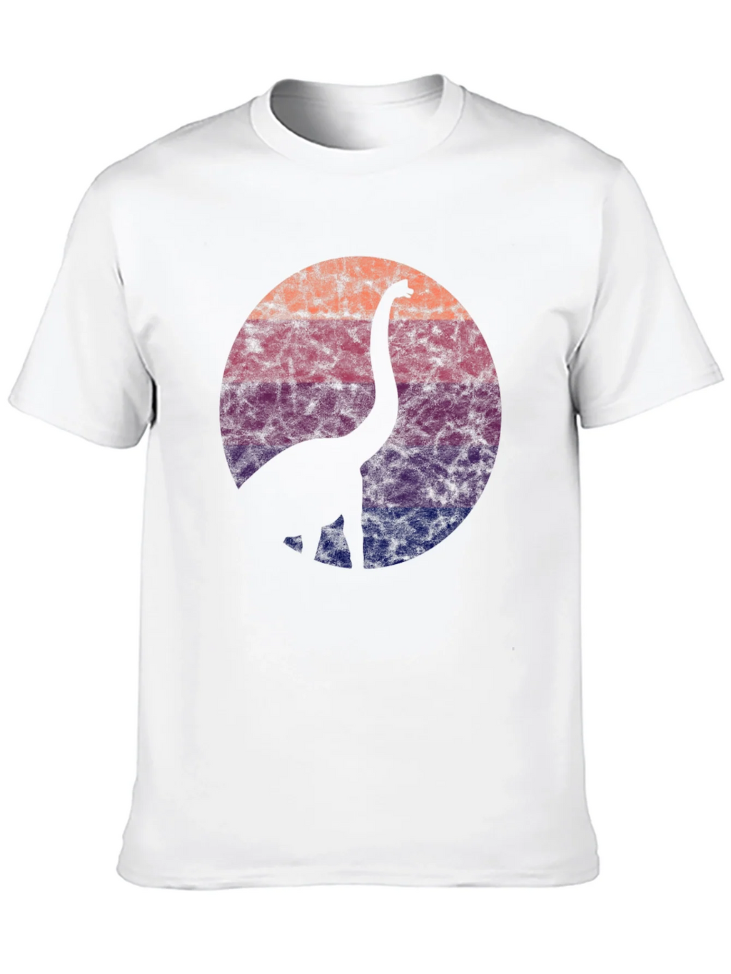 Retro Dinosaur Silhouette Graphic Tee - Black product image 9
