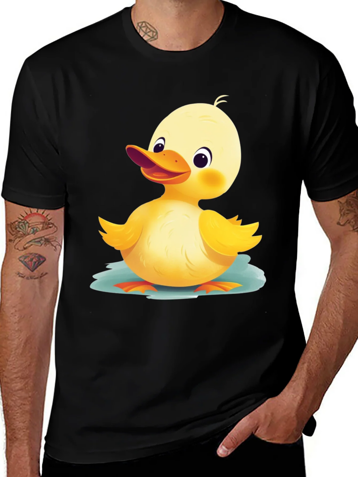 Cute Duckling Graphic T-Shirt - Soft Cotton Blend product image 1