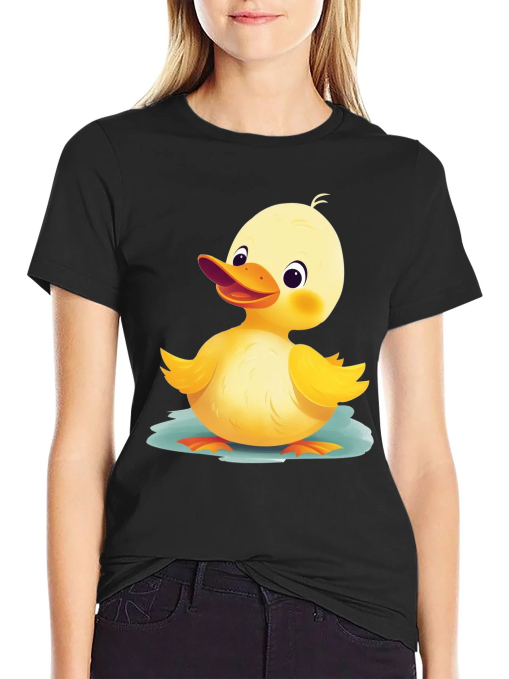 Cute Duckling Graphic T-Shirt - Soft Cotton Blend product image 2