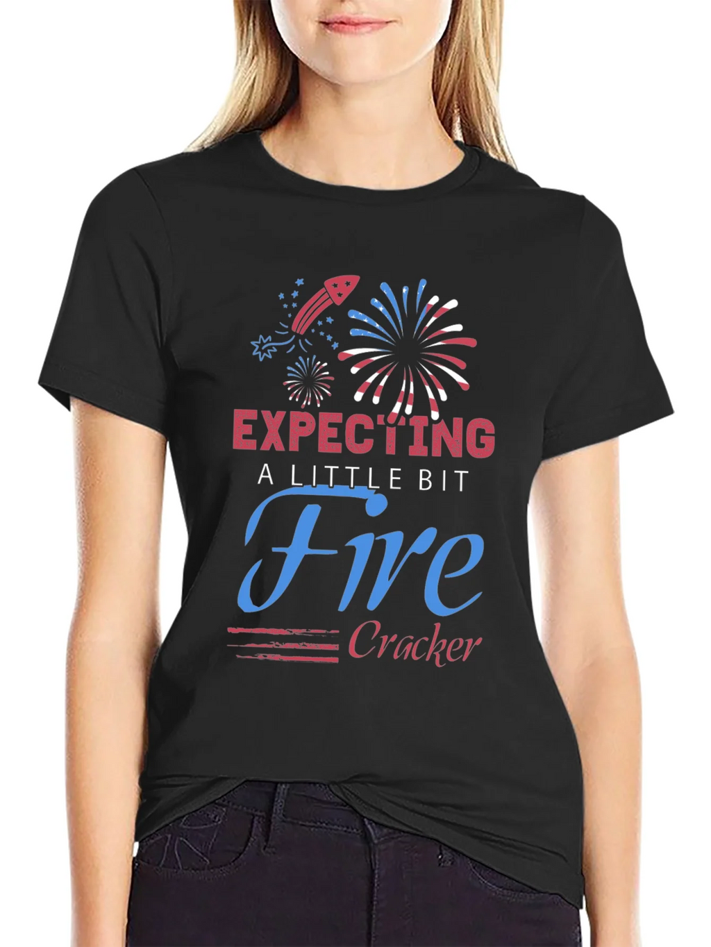 Expecting a Little Bit Firecracker Tee product image 2