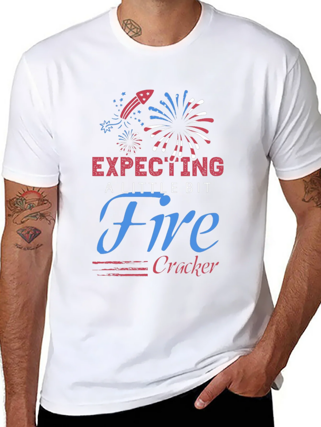 Expecting a Little Bit Firecracker Tee product image 7