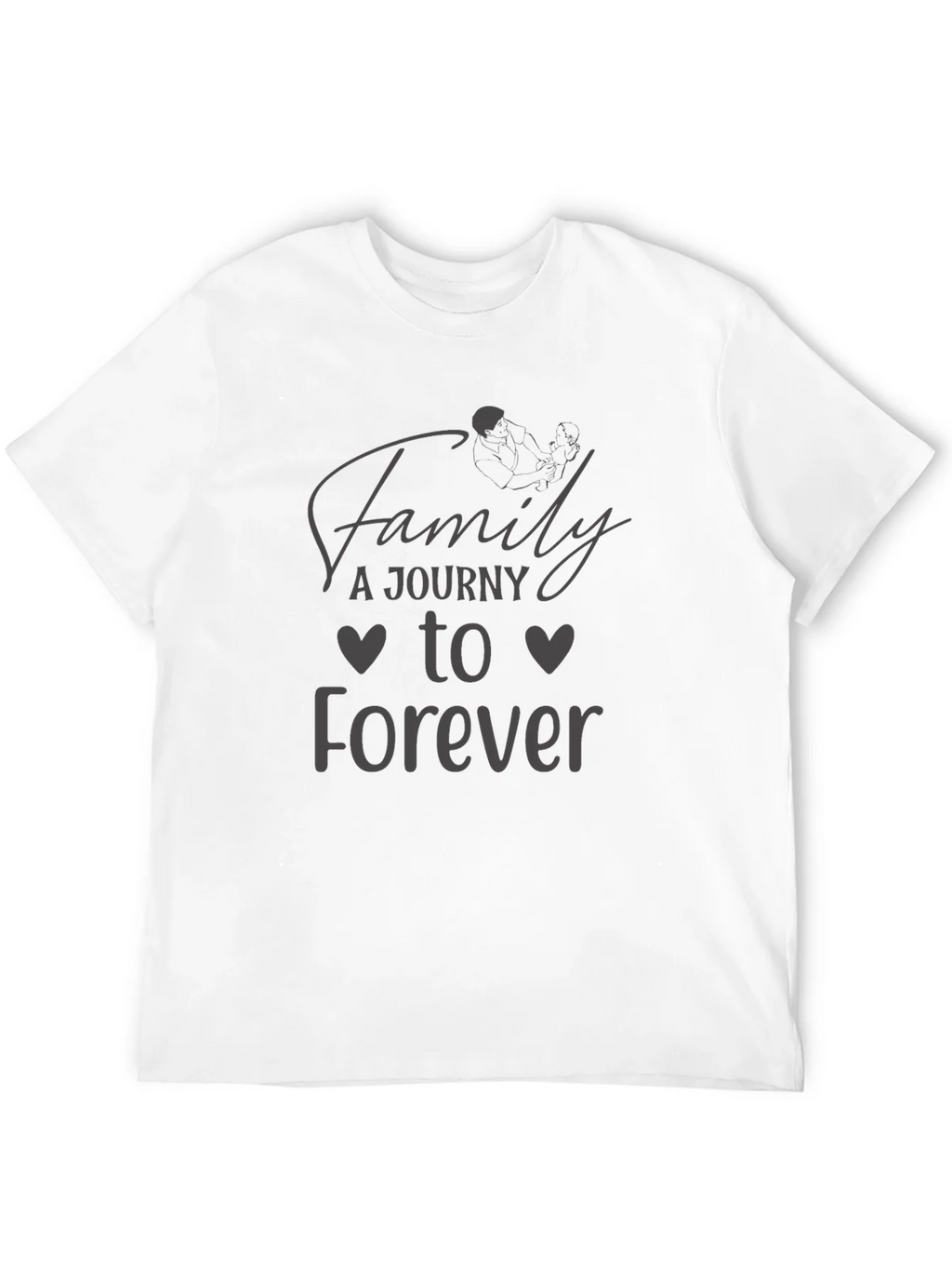 Family Journey to Forever Black Graphic Tee product image 11