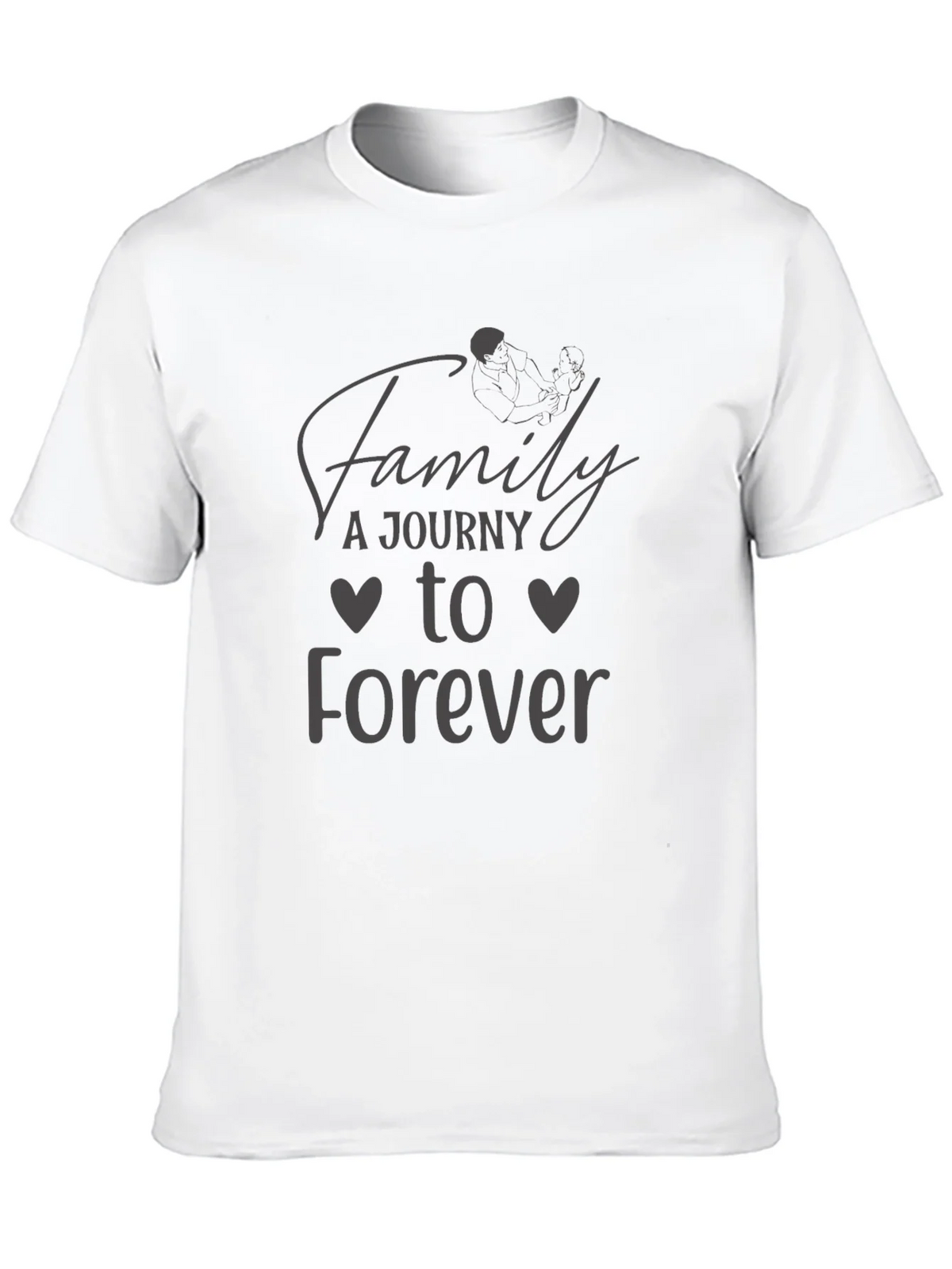 Family Journey to Forever Black Graphic Tee product image 9