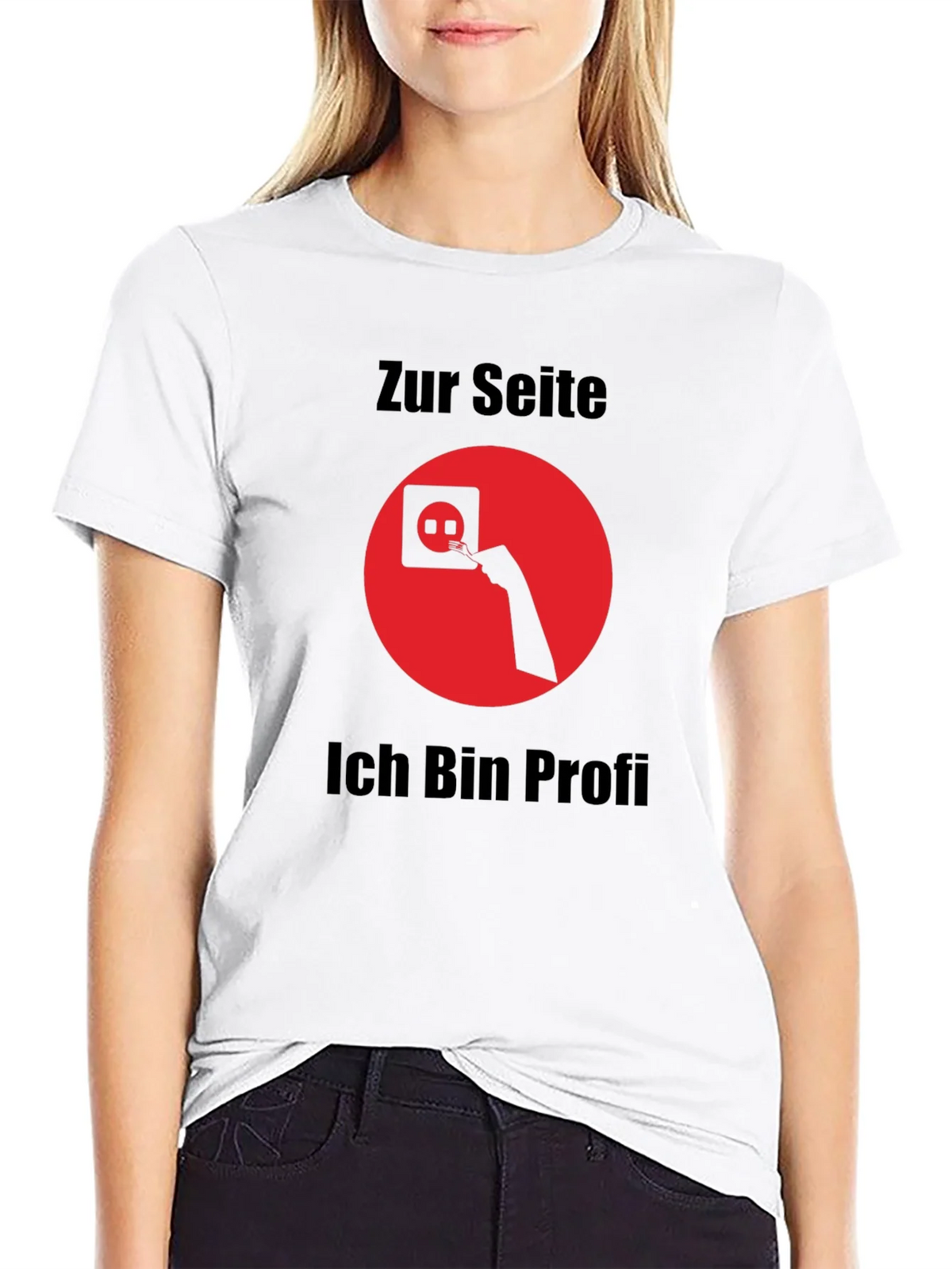 Electrician Humor T-Shirt - Zur Seite Ich Bin Profi product image 8