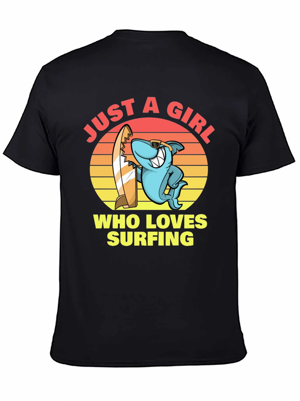 Just a Girl Who Loves Surfing T-Shirt product image 3