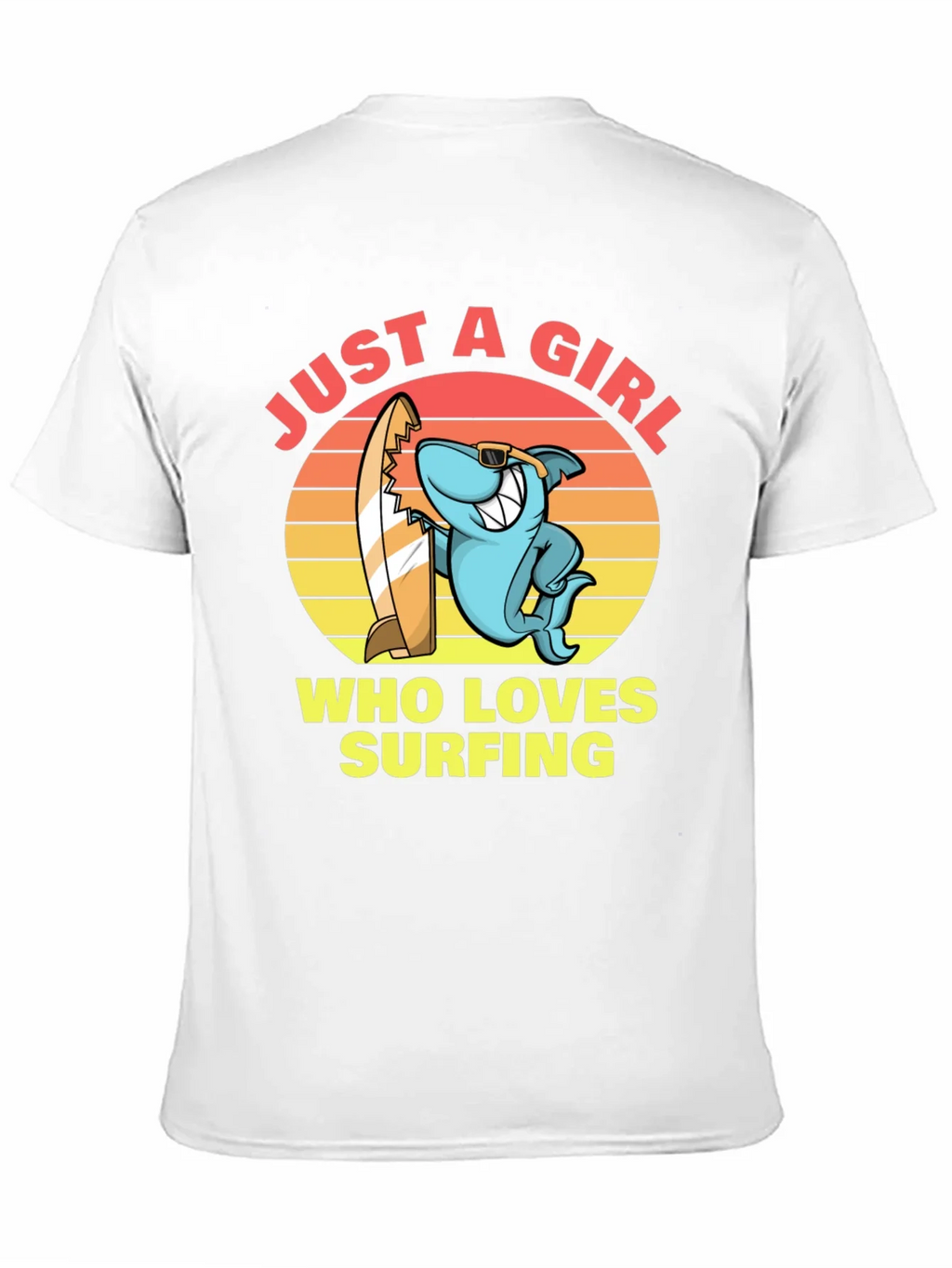 Just a Girl Who Loves Surfing T-Shirt product image 6