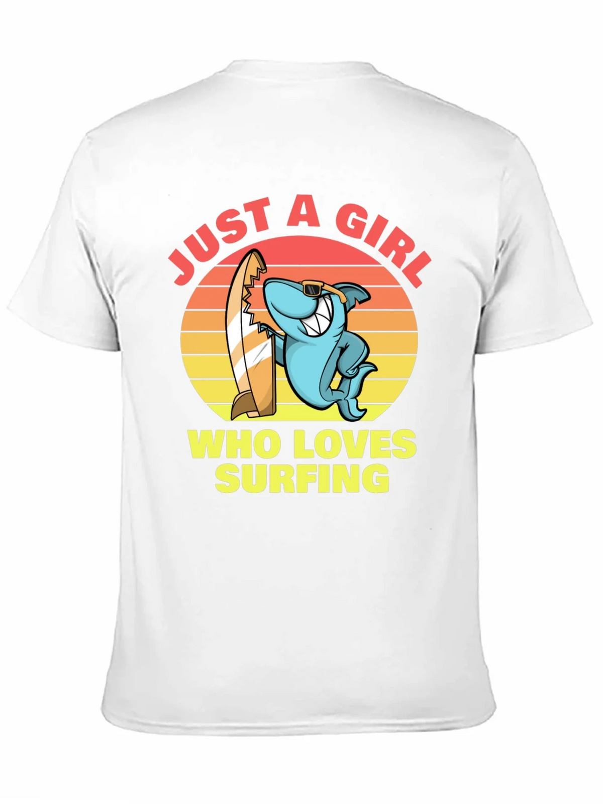 Just a Girl Who Loves Surfing T-Shirt product image 6