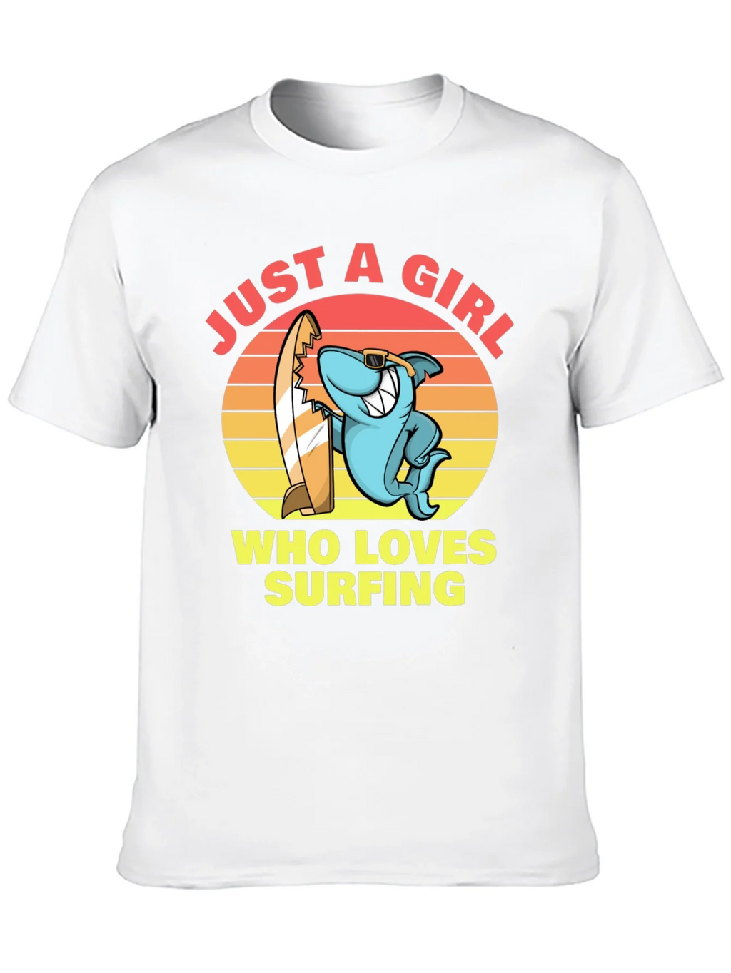 Just a Girl Who Loves Surfing T-Shirt product image 5