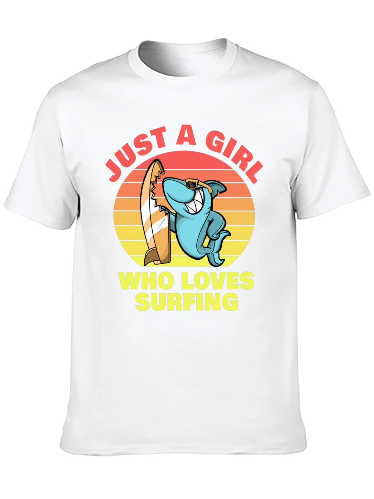 Just a Girl Who Loves Surfing T-Shirt product image 5