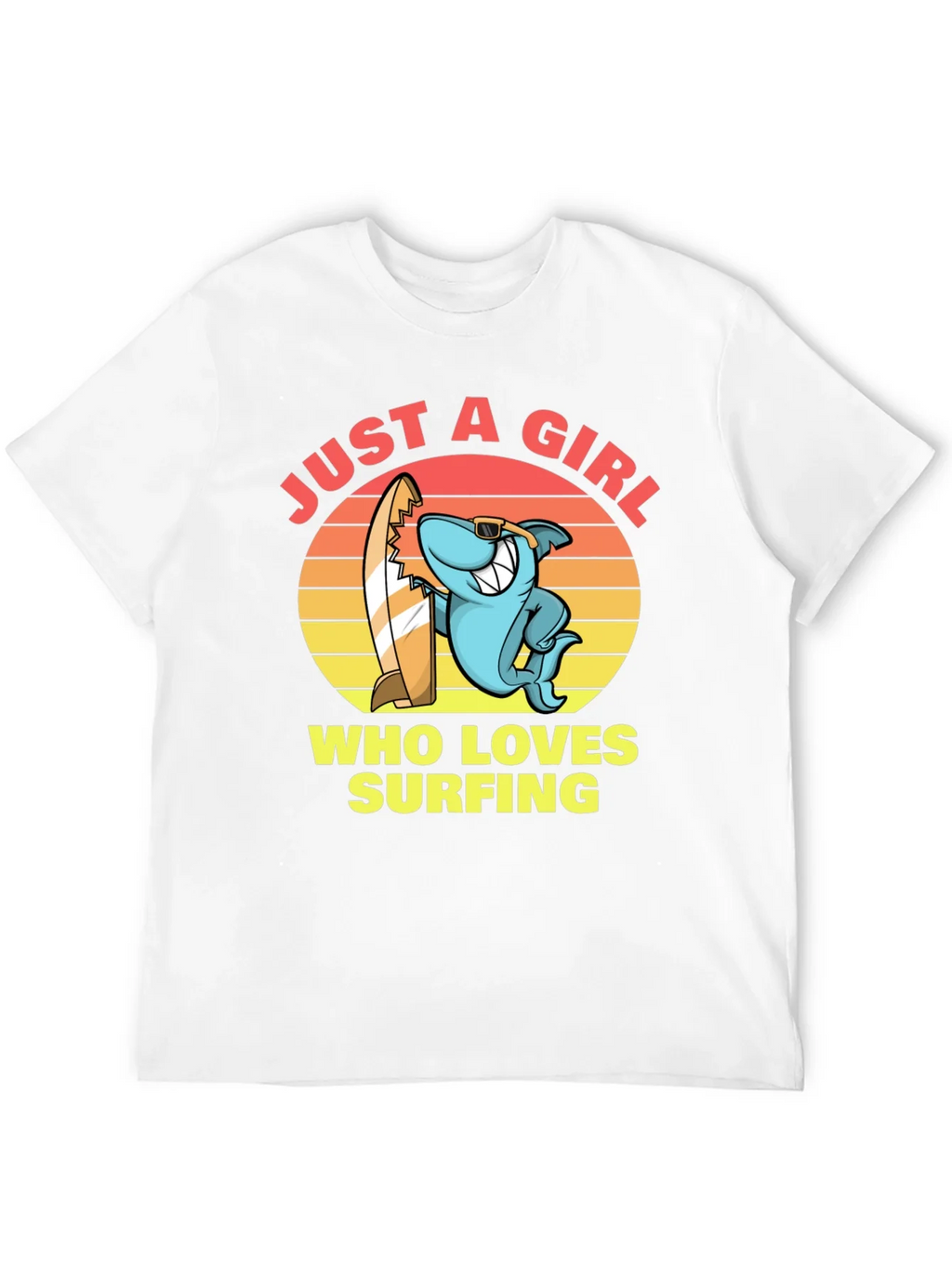 Just a Girl Who Loves Surfing T-Shirt product image 7