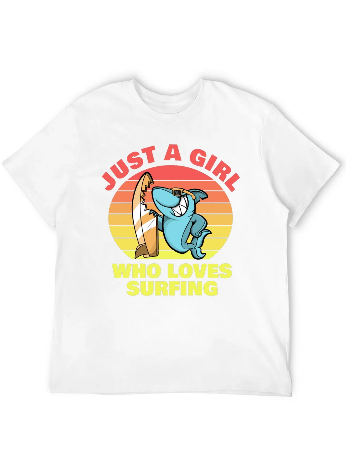 Just a Girl Who Loves Surfing T-Shirt product image 7