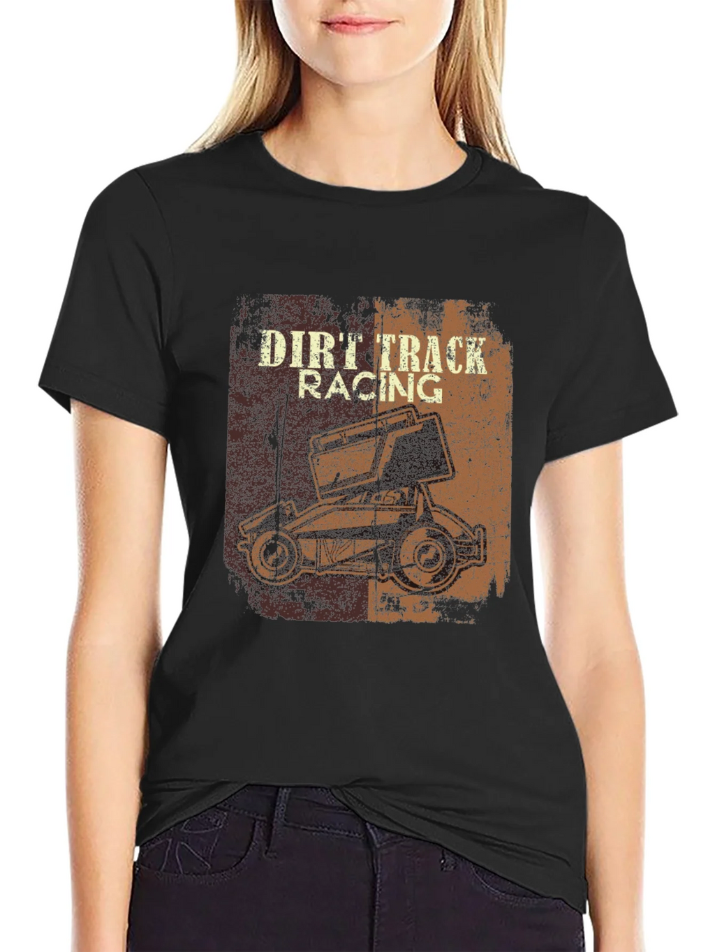 Dirt Track Racing Graphic T-Shirt product image 2