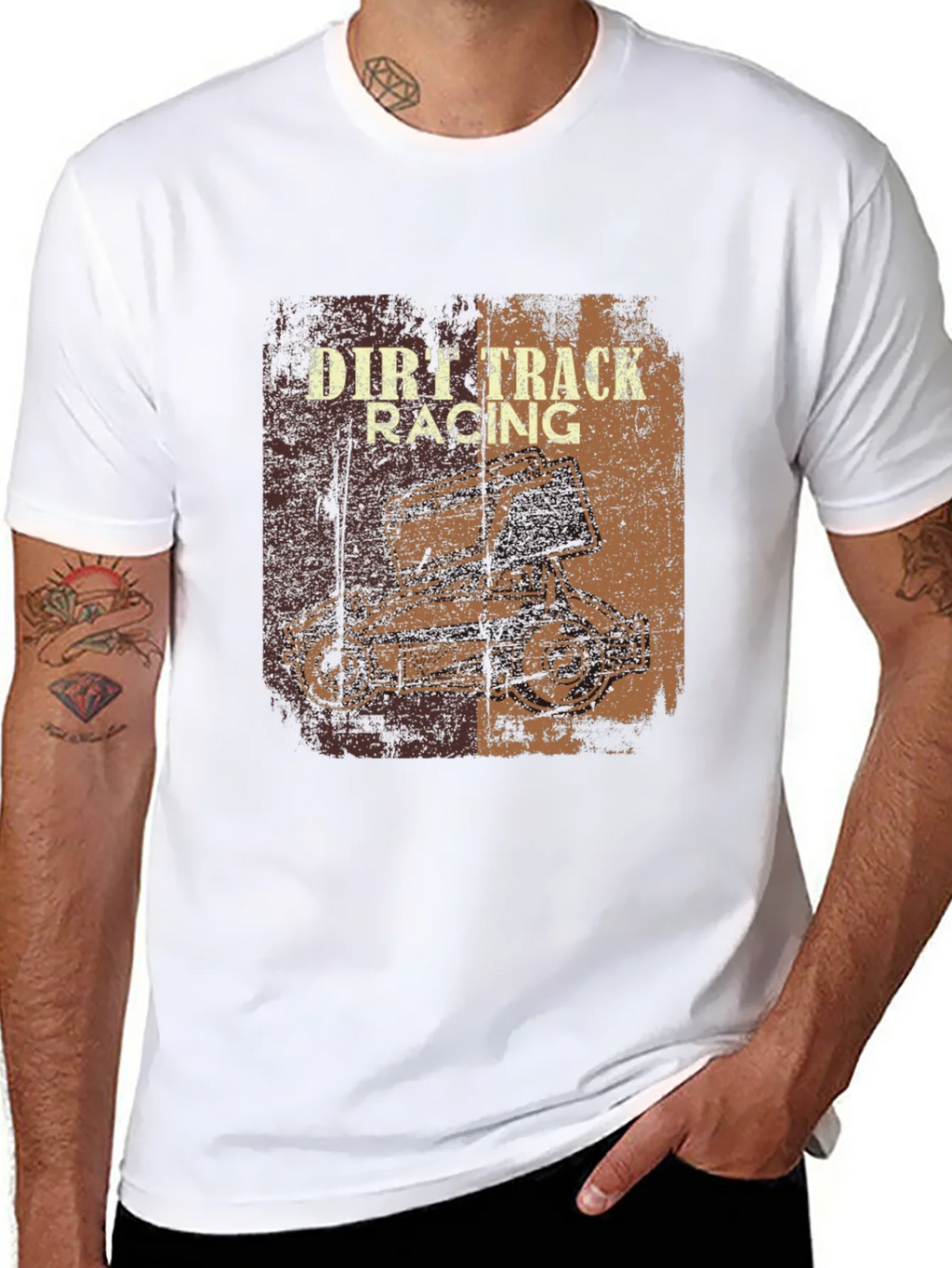 Dirt Track Racing Graphic T-Shirt product image 7