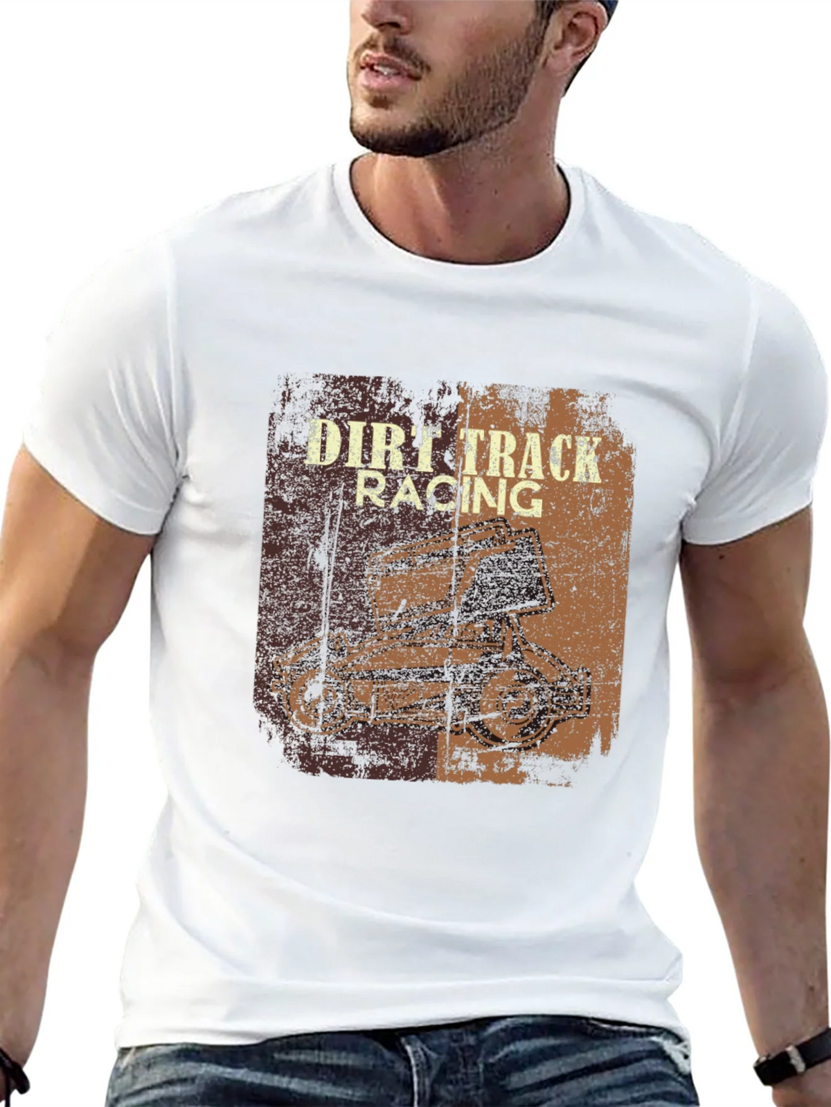 Dirt Track Racing Graphic T-Shirt product image 12