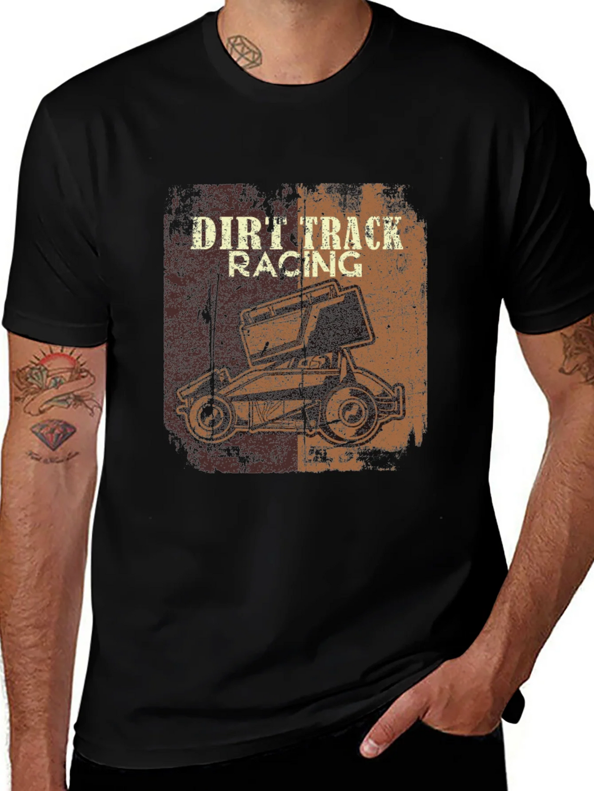 Dirt Track Racing Graphic T-Shirt product image 1