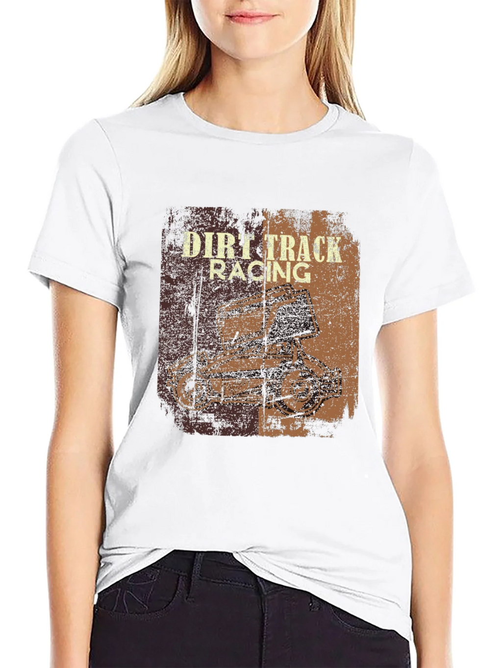 Dirt Track Racing Graphic T-Shirt product image 8