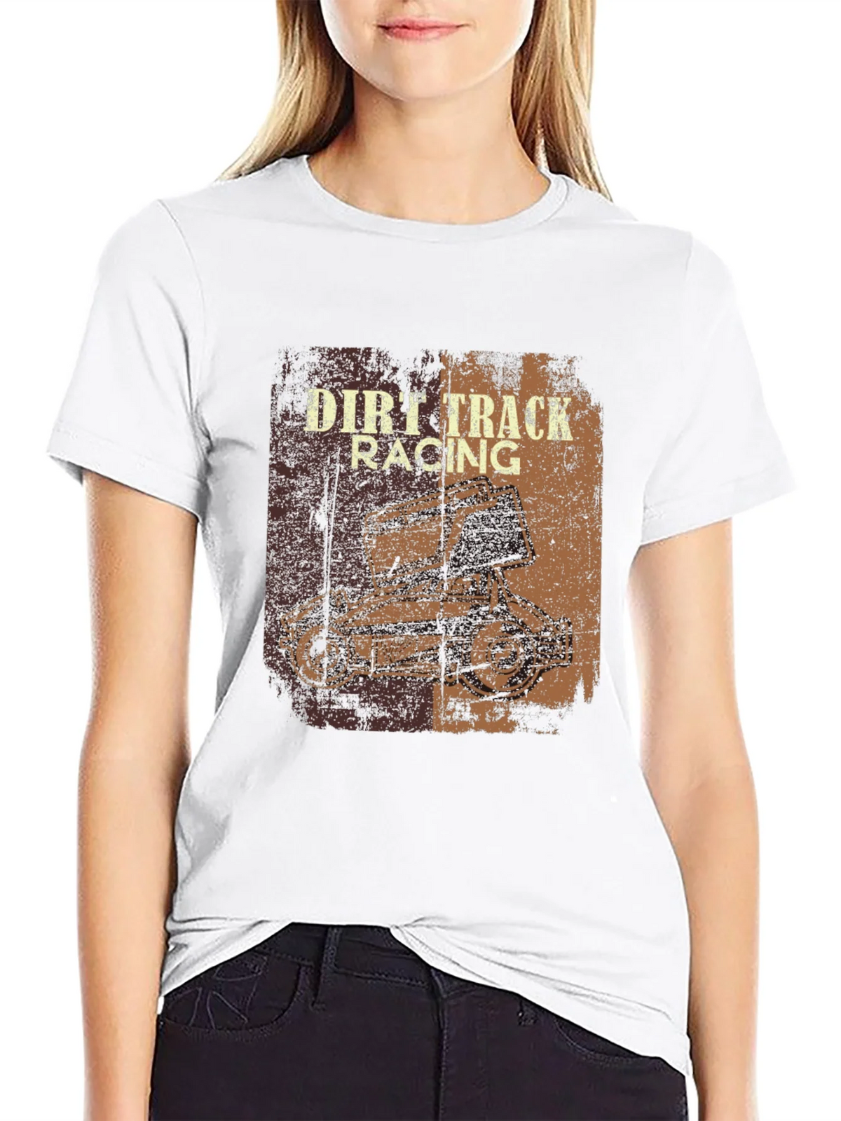 Dirt Track Racing Graphic T-Shirt product image 8