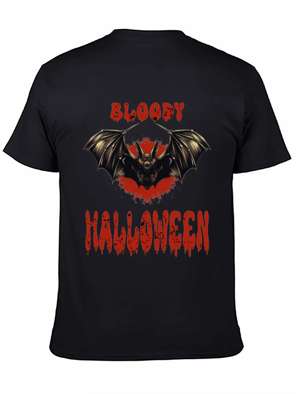 Bloody Halloween Bat Graphic T-Shirt product image 4
