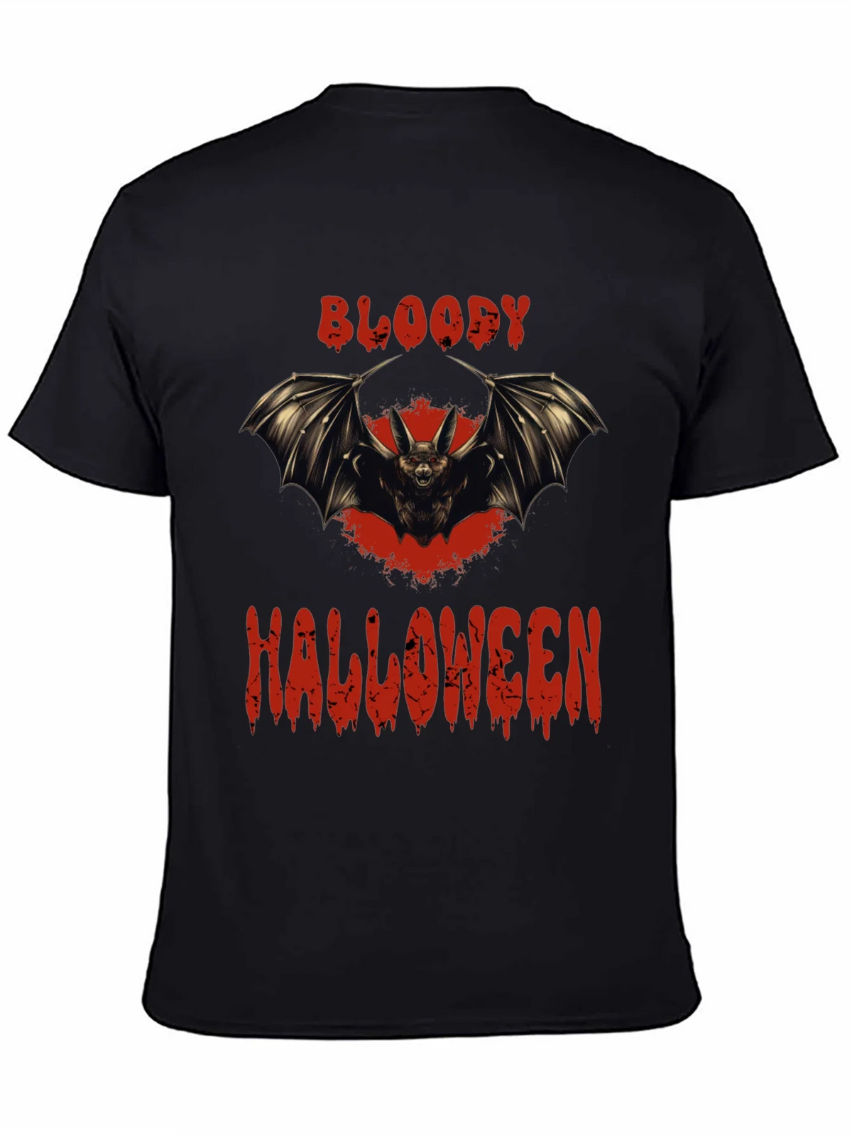 Bloody Halloween Bat Graphic T-Shirt product image 4